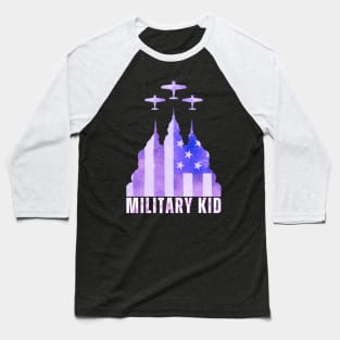 PURPLE UP FOR MILITARY KIDS DAY Baseball T-Shirt